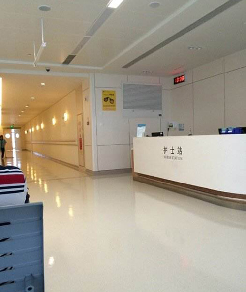 采用91视频网站免费观看防火板装修的香港大学深圳医院护士站